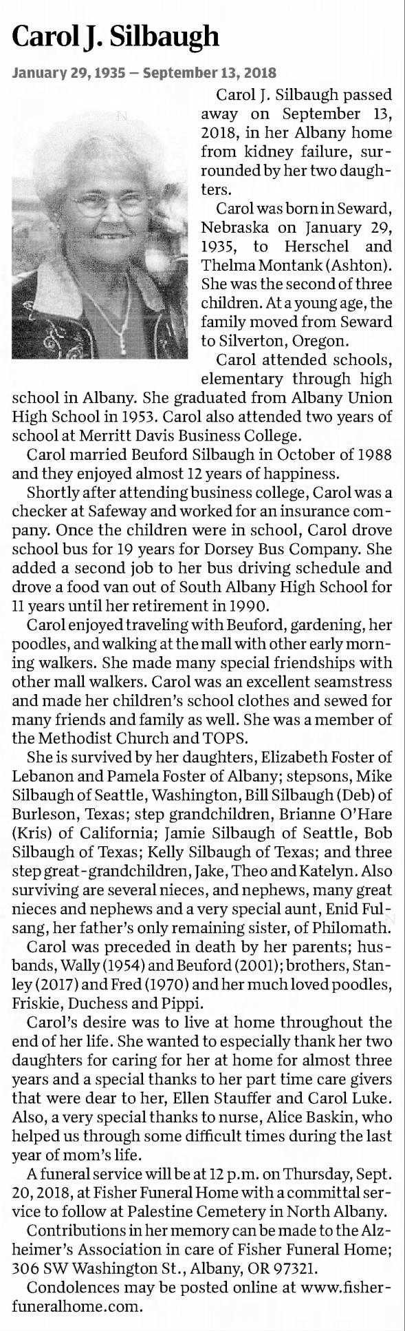 Clipping from Albany Democrat-Herald
